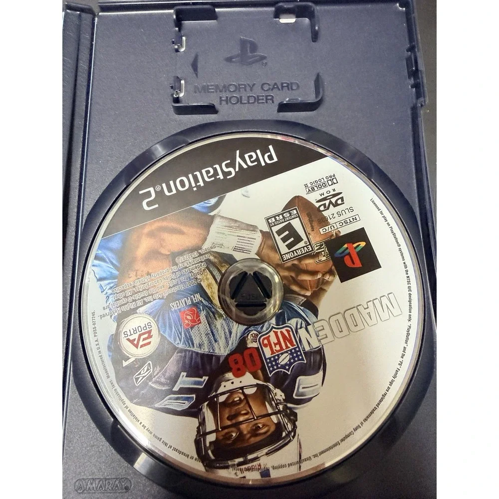 Madden NFL 08 Sony PlayStation 2 PS2 EA Sports Football Game Vince‎ Young Cover